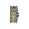 Gucci Borsa a Spalla Mini Borsa a Tracolla in Tela con Chiusura a Bottone Magnetico Logo Vintage Testa di Tigre Borse da Donna Beige Marrone Scuro 752029-KHNRN-8642