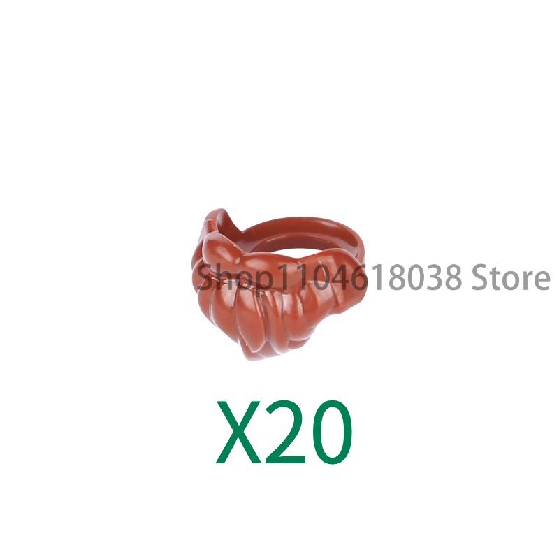 MOC Medieval Soldier Building Blocks King Beard Military Helmet Scarf Goggles Belt Cowboy Hat Duck Cap Mini Toys Bricks Gifts