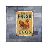 Vintage Metal Chicken Wall Art Sign Kitchen Decor