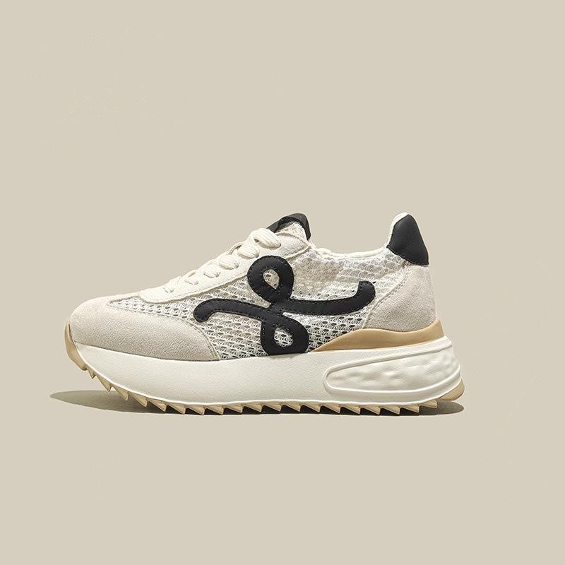 

Inner height-increasing German training shoes women s 2025 new summer mesh breathable thin thick-soled versatile sports and leisure Forrest Gump shoes 34