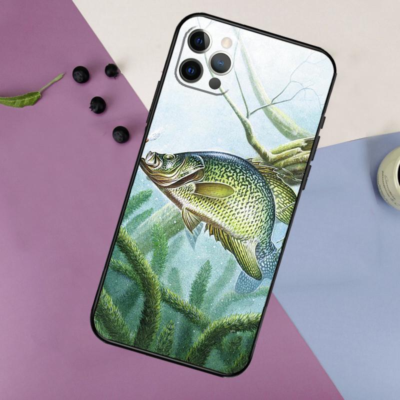 Fish Fishing Phone Case For iPhone 17 16 15 14 11 12 13 Pro Max Plus 12 13 mini 16e 17 Air Bumper Cover