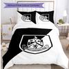 Set Lenzuola Stampato Burnley Football 3 Pezzi, Comodo Set Copripiumino per Camera da Letto Amico della Pelle