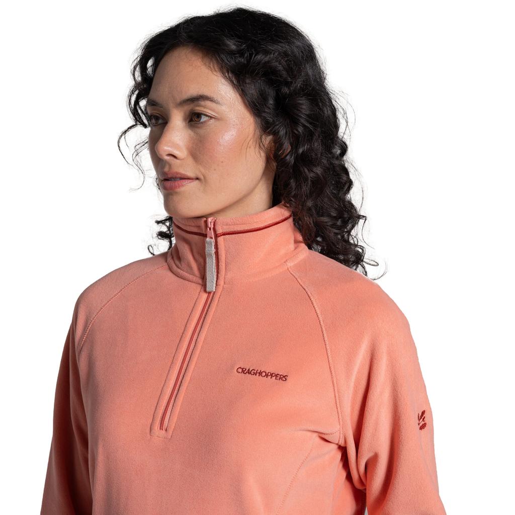 CRAGHOPPERS Womens/Ladies Nation Trust Miska Half Zip Fleece Top