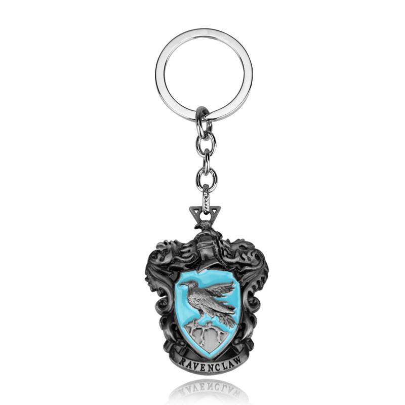 Harry Potter Schlüsselanhänger Mit Hauswappen Symbolen Goldlegierung Für Sammler Fans