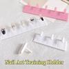 10Pcs Nail Practice Stand Fake Nail Tips Holder DIY Home Salon Nail Art Display Stand Beginner Manicure Painting Practice Base