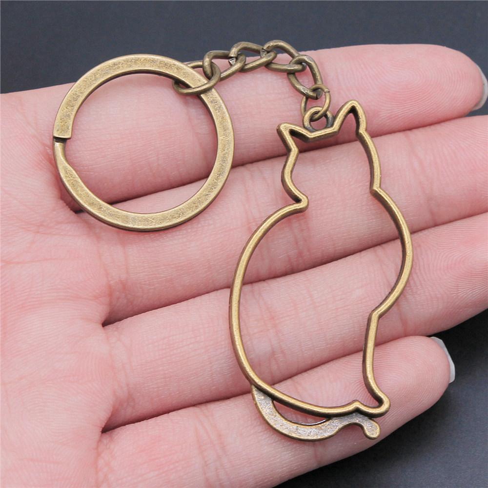 Poultry Farm Chicken Rooster Keychain for Men High Quality Initial New Year Gift Hip Hop Bag Accessory