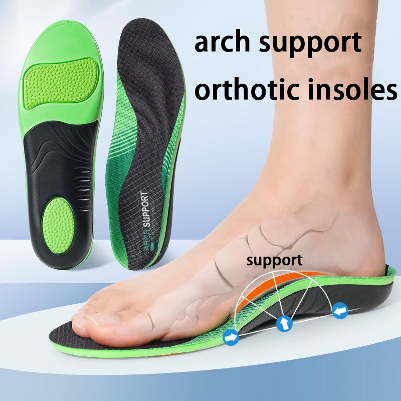 1Pair/2Pair New Orthotic Arch Support Insoles - Comfortable Running Sports Shock Absorption Quality Shoe Pads for Men & Women