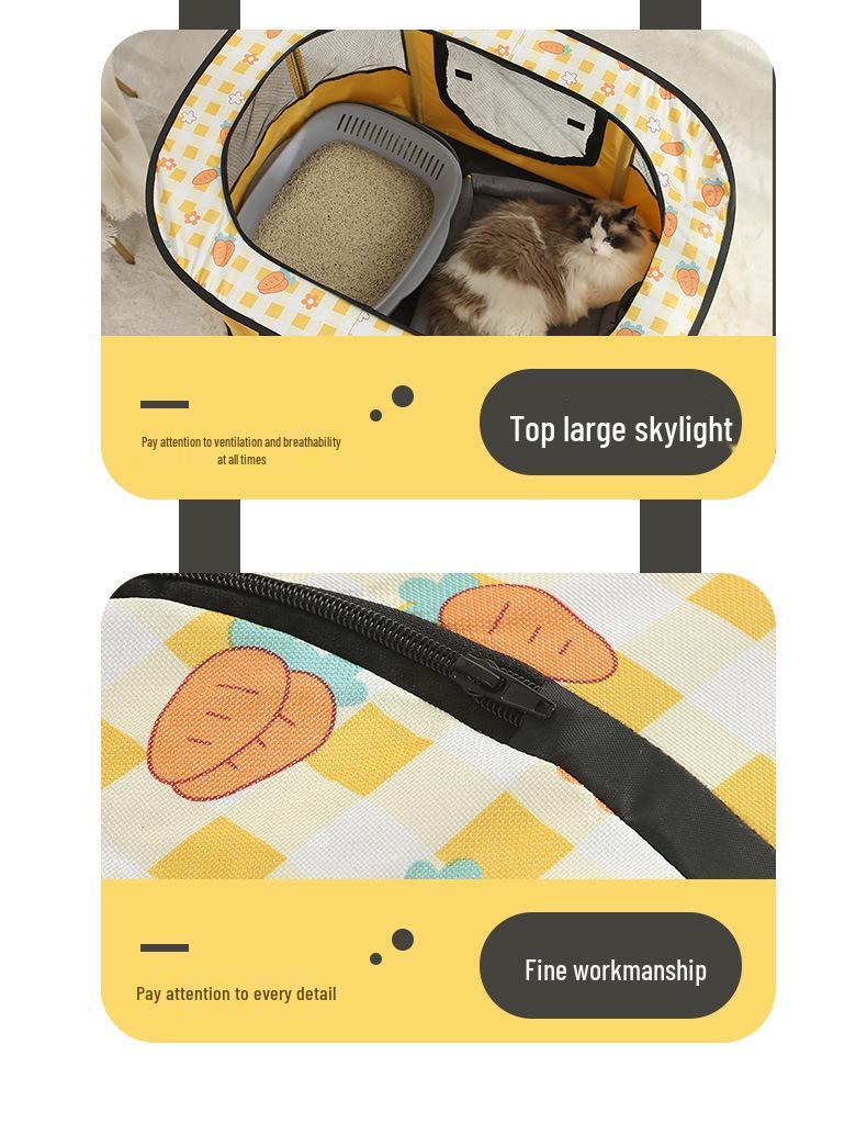 Skládací porodní box a hnízdo pro malá plemena psů a koček