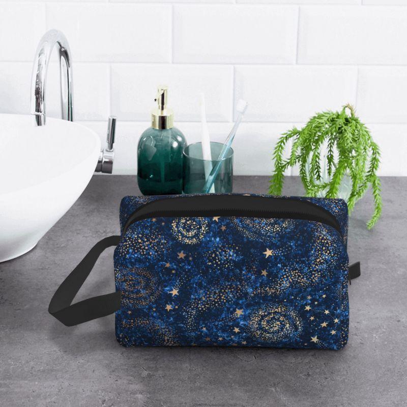 Space Galaxy Constellation Zodiac Star Storage Bag Portable Large Capacity Makeup Bags Unisex Travel Cosmetic Bag Toiletry Pouch