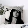 Han Sohee Cushion Cover Anti-dustmite Pillowcase Invisible Zipper Silky Short Plush Sofa Cushion Cover