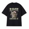 T-shirts Casual T-shirts Fashion Rage Consumes Me Funny Gifts Meme T Shirt Unisex Fashion Short Sleeved Harajuku Casual Top Tees
