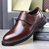 Men's Classic Leather Shoes Business Platform Loafers Work Men Slip On Dress Shoes New In Zapatos De Vestir Hombre