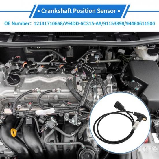 Crankshaft Position Sensor for BMW E30 325i 2.5 1986-1991 No.12141710668 Black
