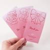 50 Pieces/package Flower Sticker Set Floral Bow Pattern Suitable for Gift Box Sealing Decoration Handmade Gift Decoration