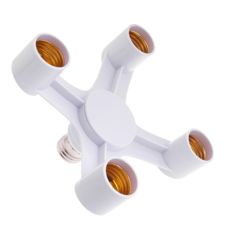 2/3/4/5/6/7 In 1 Light Bulb Socket Splitter, E26/E27 Light Socket Adapter Conventer, Standard Base LED Bulb Converter