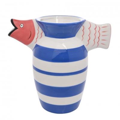 Vaso Decorativo Hestia a Strisce di Pesce