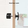 Shed Door Latch T-Handle Lock Kit with 2 Keys 5-1/2"" Door Lock for Playhouses Chicken Coops Camper
