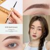 Gold Double-Headed Triangular Eyebrow Pencil: Ultra-Fine, 3D Sketch, Waterproof & Smudge-Proof.