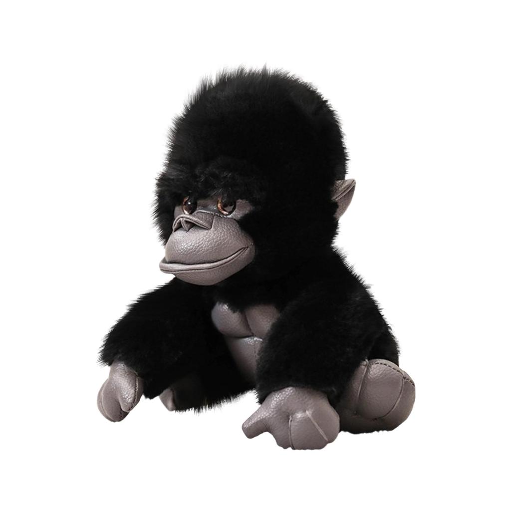 Plush Stuffed Monkey Toy Soft Animal Doll Cuddly Plushie Figure for Kids and Adults Perfect for Bedroom Living Room Decor