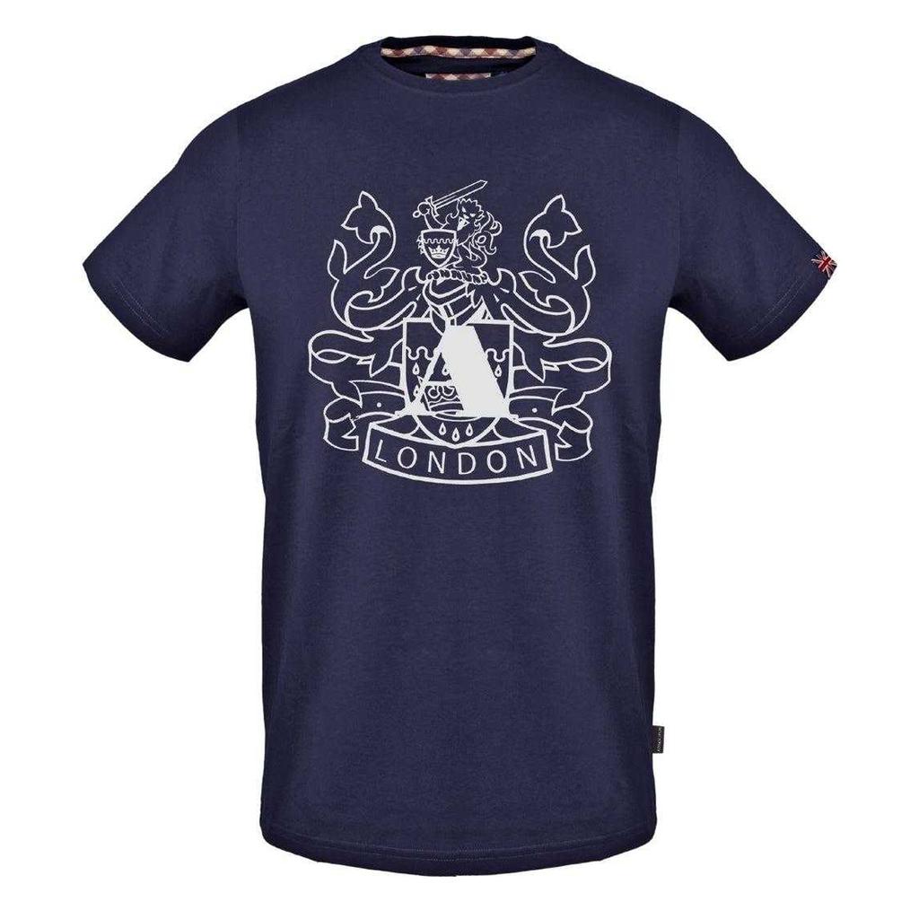Aquascutum Mens Aldis Shield Logo T-Shirt