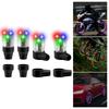 Koongloong Air Valve Cap US Type Tire Valve Car LED RGB Valve Cap Red Green Blue (4)
