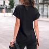 Women's 2025 Short Sleeve Crew Neck T Shirt Casual Loose Ribbed Knit Pullover Sweater Tops Summer Spring Outfits Gifts