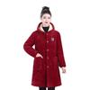 Mittellange Baumwolljacke für Damen - Herbst/Winter Oberbekleidung, Lockere Passform, Kälteschutz, Hauskleidung, Überwurf, Warmhalten