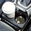Set of 2 Absorbent Rubber Coasters with a Easy Flower Design for Car Cup Holders - Chic Interior Car Additions