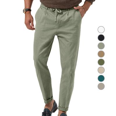 Foreign Trade Large Size Casual Pants Men's Trend Business Casual Trousers Spring and Autumn New Straight Solid Color Trousers Men's Clothing