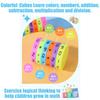 Montessori Cilindro Mágico Matemática Números Cubo Aritmética Brinquedo Crianças Matemática Contagem Jogo Quebra-cabeça para Crianças Educação Aprendizagem
