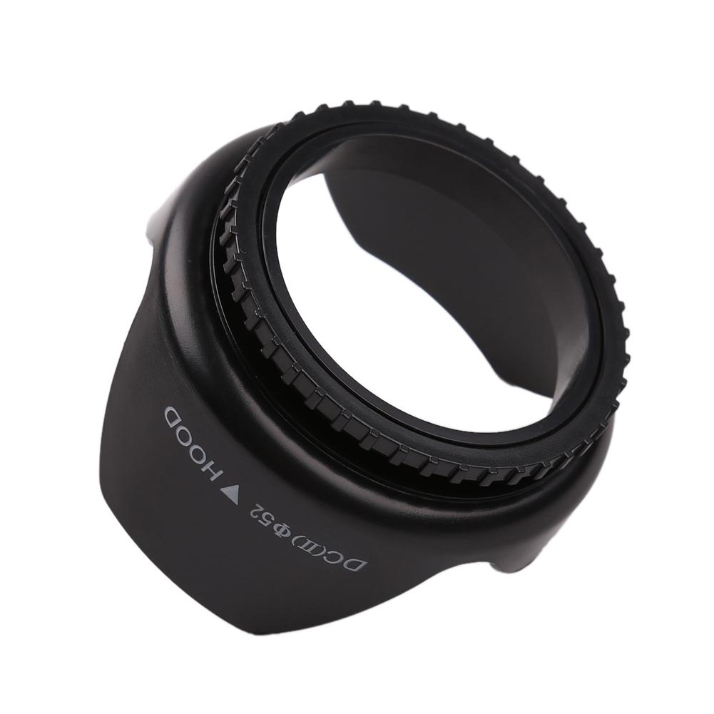 52 55 58 62 67mm Lens Replaces Hood Screw Mount Lens Hood Replacement Camera Lens Hood for Canon Nikon Sony DSLR