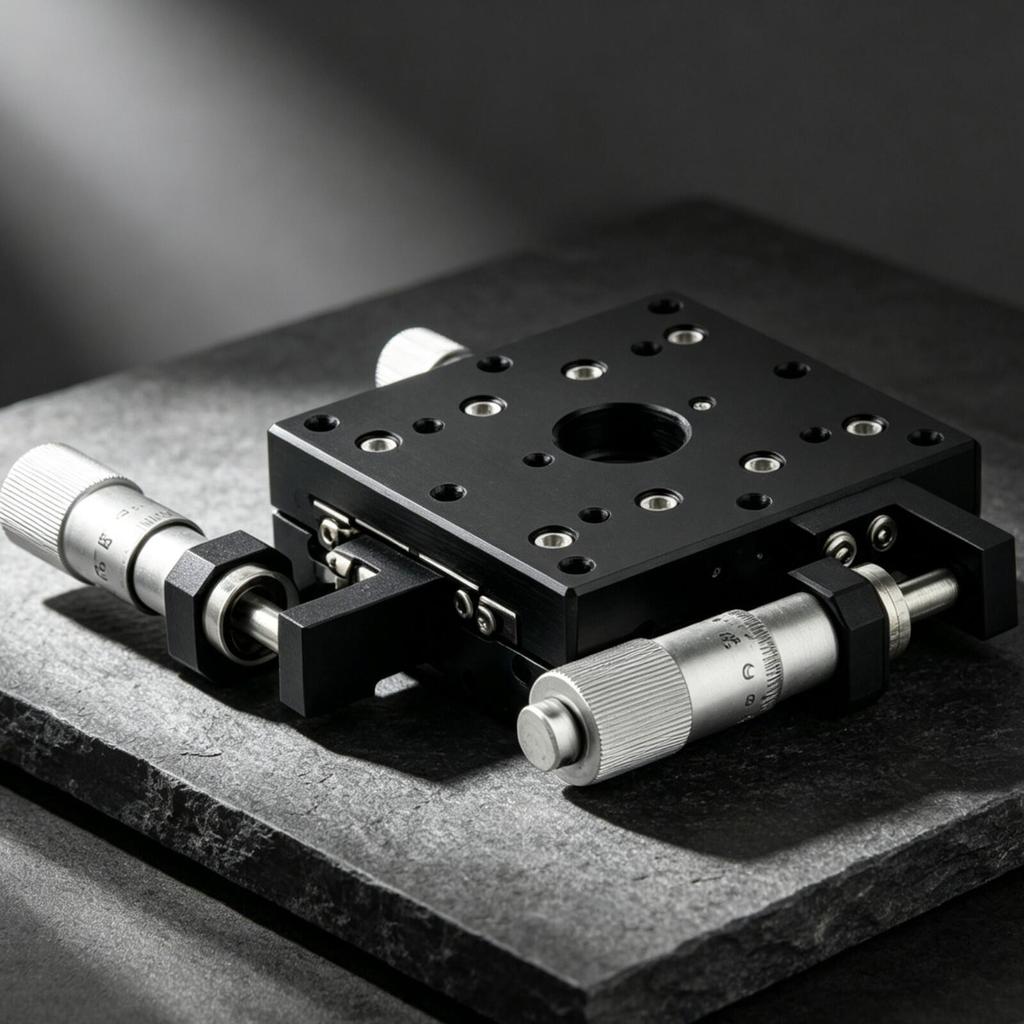 XY Positioning Stage Two-Axis Manual Slide Table Long-Lasting for Optical Setups