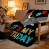 Throw High-Density Short Plush Blanket For Sofa Nap Air-Conditioned Room Soft Skin-Friendly D-DandyS Worlds
