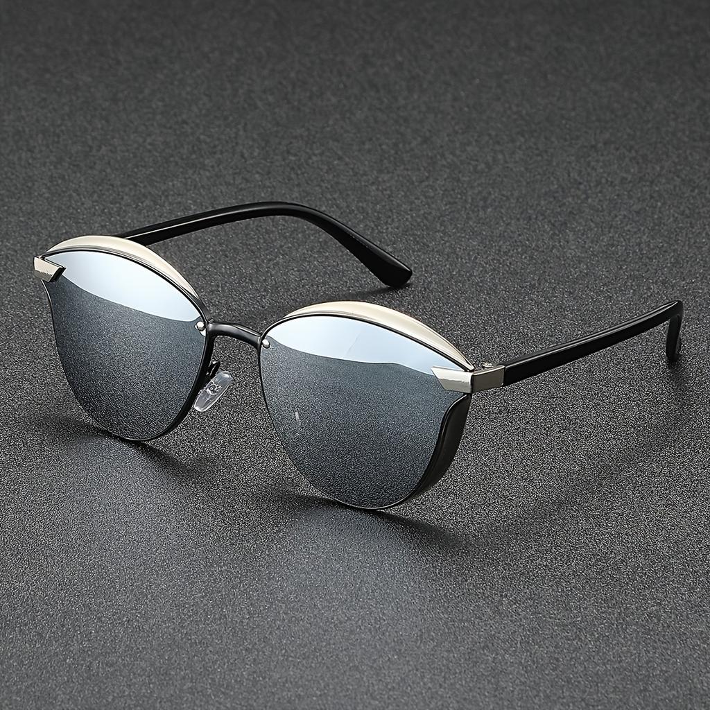 High-quality Sunglasses For Both Men And Women, Featuring Golden Frames, Suitable For Hiking, Driving, Fishing, And Photography.