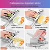 Enhanced Manual Meat and Vegetable Slicer - Perfect for Mutton, Vegetables, and Medicinal Ingredients