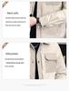 Men's Lightweight Warm Lapel Down Jacket, Winter 2025 White Duck Down Shirt Outerwear