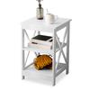 3 Layers Bedside Table Cabinet Storage Rack Shelf Living Room/Bedroom Furniture