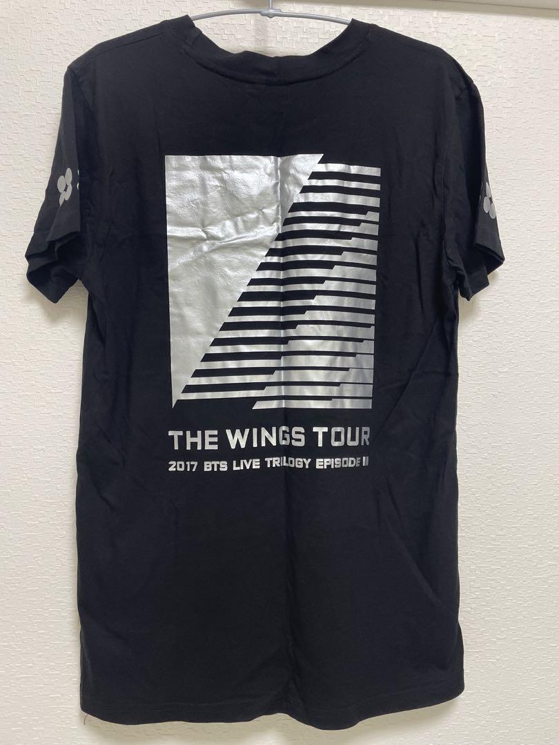 

[USED] BTS THE WINGS TOUR T-shirt M size black + towel included