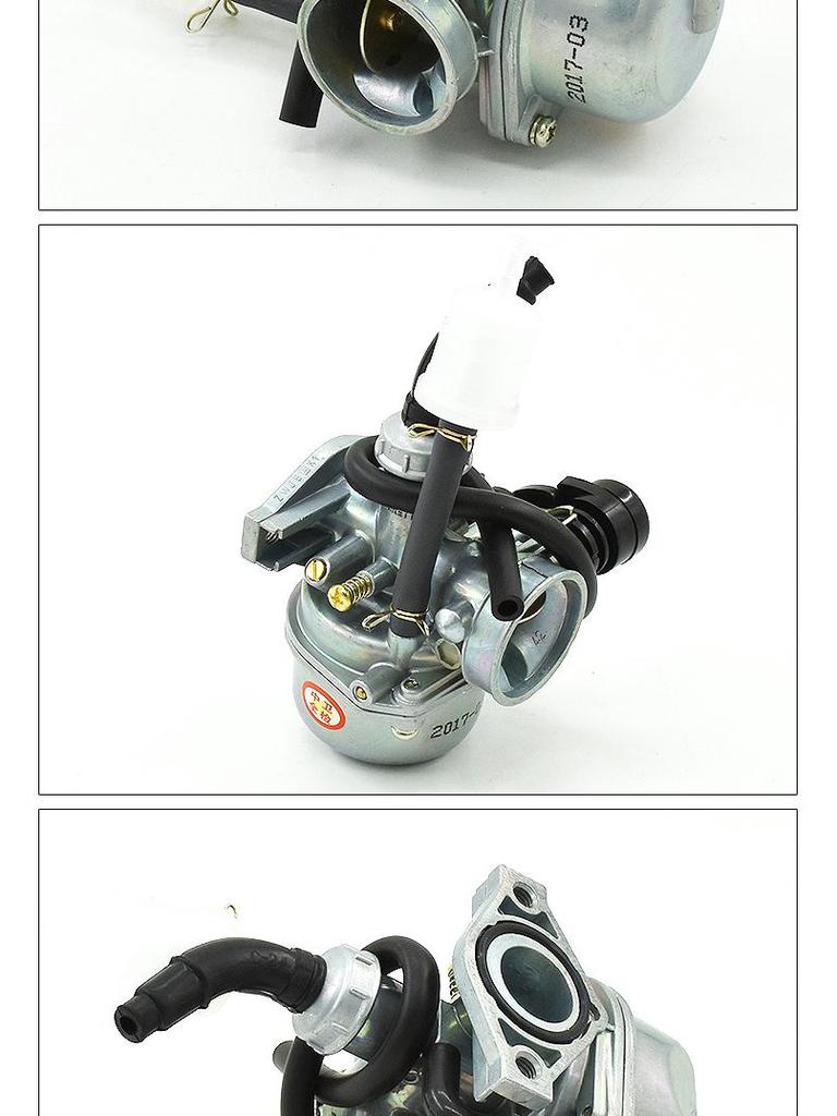 Gebogene Strahl Motorrad Tianhong 90 TH90 Vergaser Manuelle Drosselklappe Kraftstoffsparende Zubehör