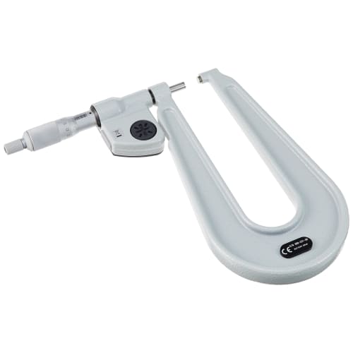 Mitutoyo Digimatic Steel Plate Micrometer, 389-251-30, PMU150-25MX