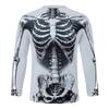 Men's Halloween Long Sleeve Neck T-Shirt for Costume Party