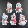 Cross Border New Cute Cartoon Christmas Snowman Car Hanging Home Christmas Tree Ornament Pendant Christmas Decoration