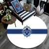 Vancouver Whitecaps Football Club Round Area Rug,Carpet Rug for Living Room Bedroom Sofa Playroom Decor,Non-slip Floor Mat