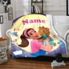 Customizable Ms Rachel4 Throw Blanket – Personalized Name, All-Season Cozy Snug Blanket, Machine Washable, Personalized Blanket