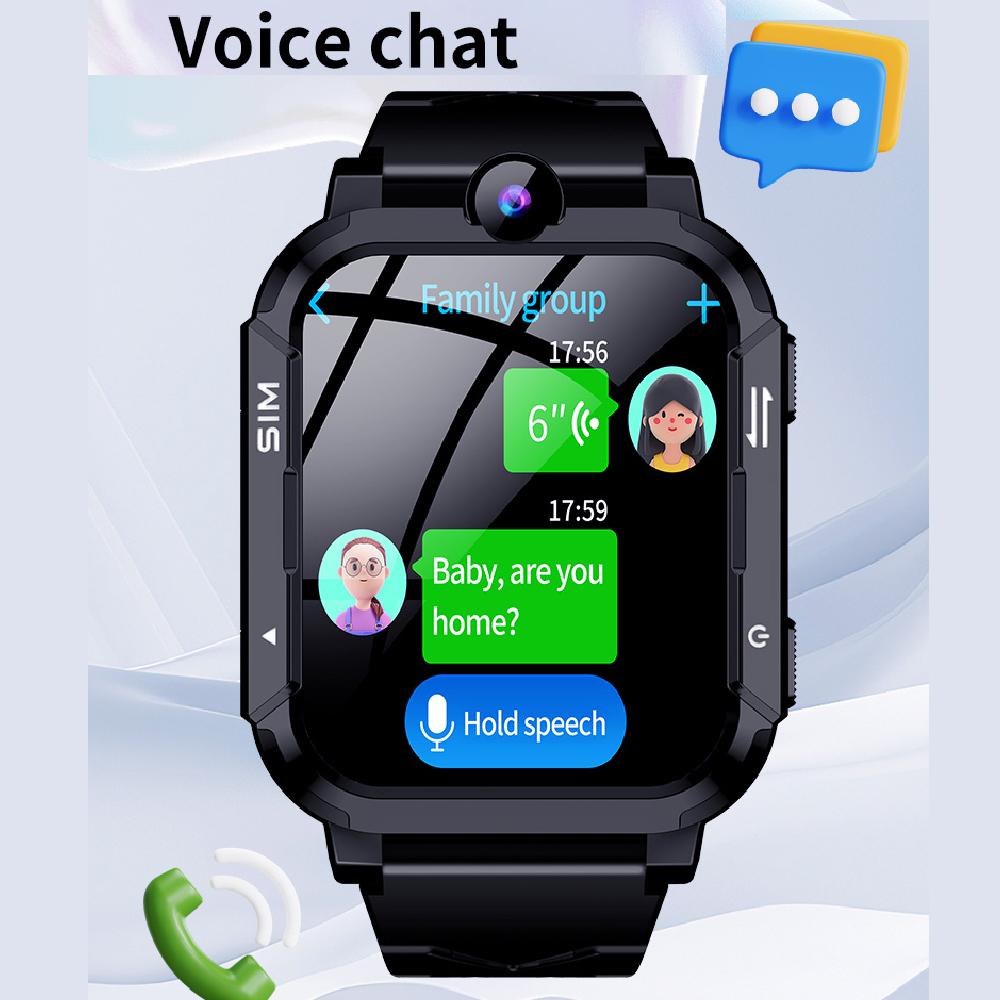 4G Kids Smart Watch Phone 1+8GB GPS WiFi Tracker Location Video Call SOS Call Back Monitor APP Dowload Children Smartwatch Gifts