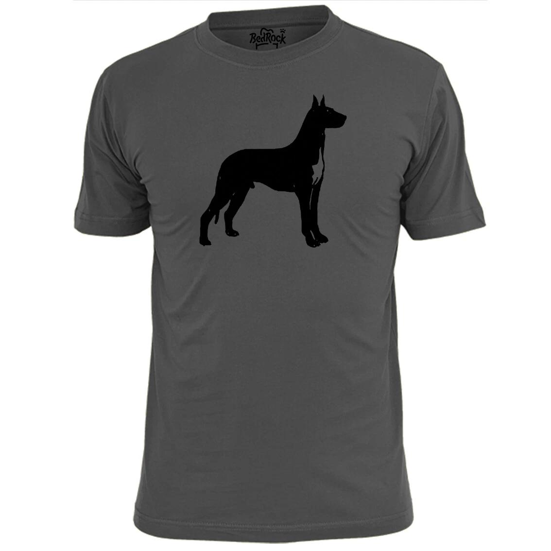 Mens Great Dane Dog Stencil T shirt Pooch Hound Pet M