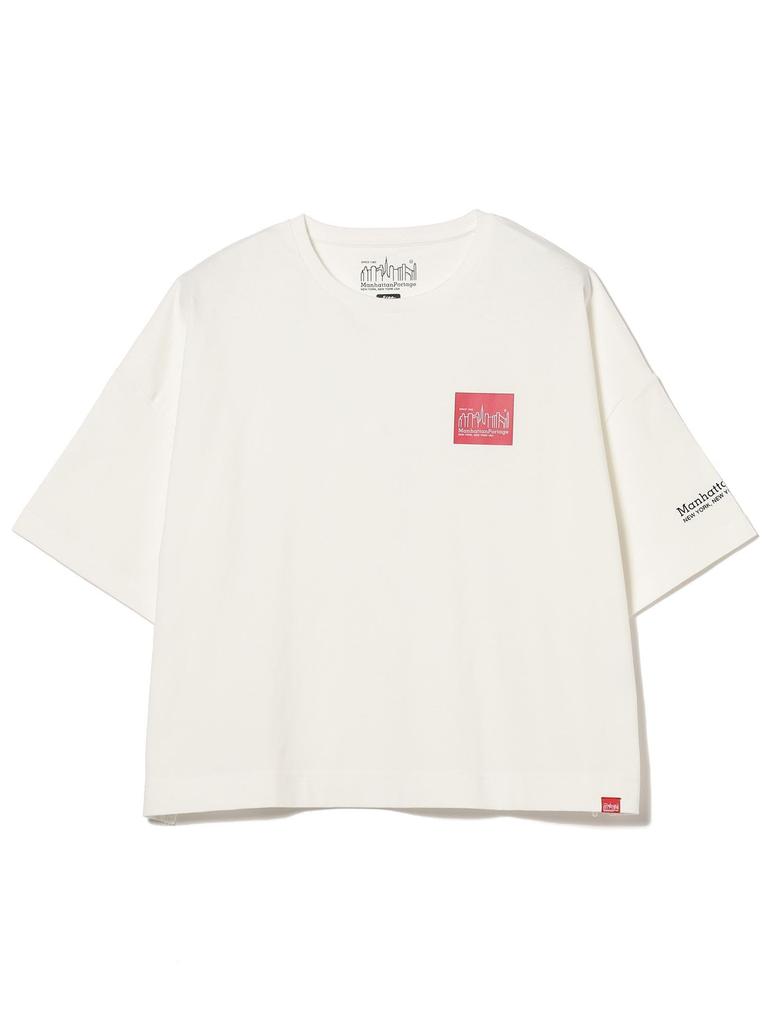 B:MING LIFE STORE by BEAMS S/S TEE Manhattan Portage Short Sleeve Print T-Shirt Women's White One Size