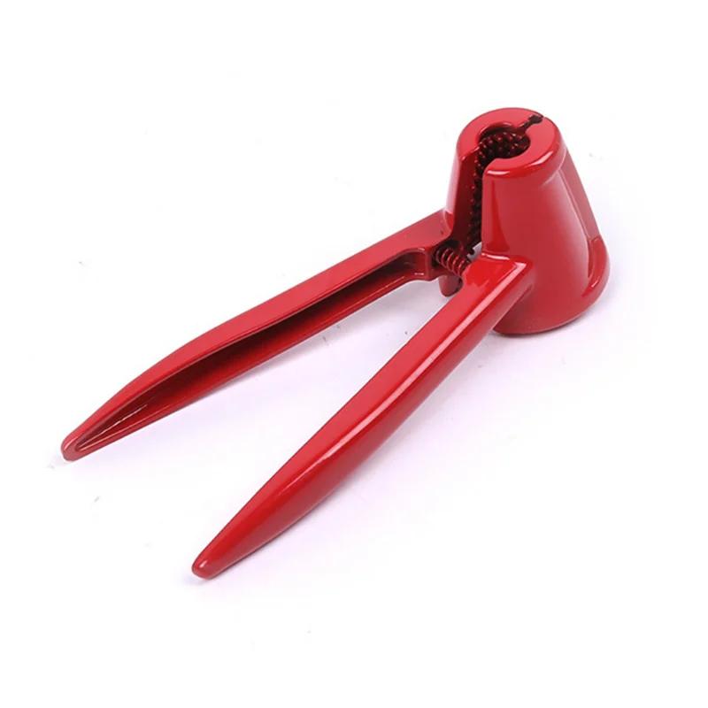 Nutcracker Sheller Clip Funnel Nut Cracker Splash Proof Nutcracker Metal Sheller Kitchen Walnut Cracker Portable Opener Tool