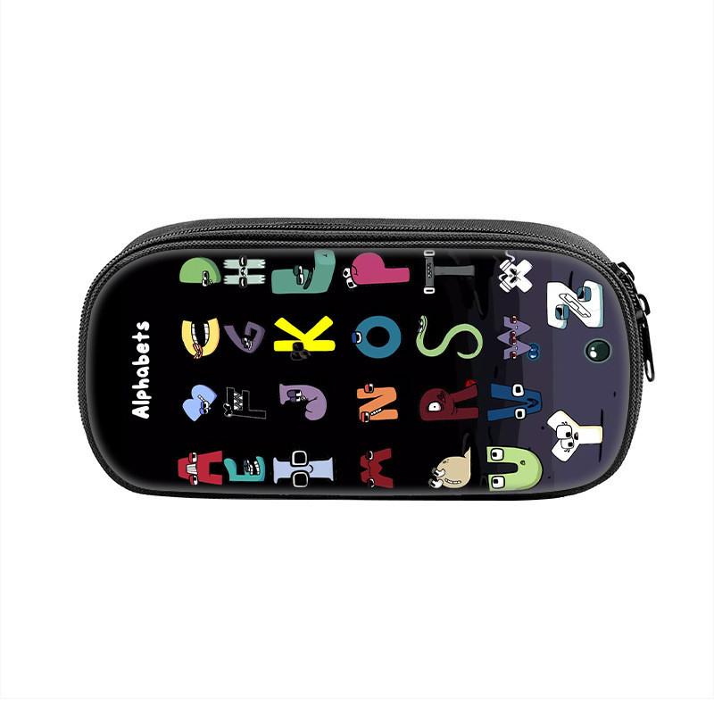Alphabet Lore Pencil Case With Nylon Material For Students And Kids