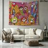 Distroller Wall Tapestry Aesthetic Wall Hanging Printed Fabric Blanket Decorative Tapestries for Bedroom Living Room Home Decor